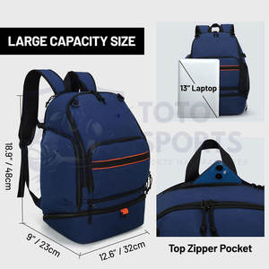 Sac de basket-ball imprimé personnalisé, léger, respirant, confortable, de qualité supérieure, à prix de gros, best-seller, durable - Product Image 6