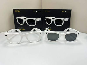 แว่นตาอัจฉริยะ AIMB S2 Max รุ่นพรีเมียม สำหรับขายส่ง พร้อมไมโครโฟน ชาร์จผ่านพอร์ต Type-C ผู้ช่วยเสียง AI โทรออกด้วยเสียง ควบคุมด้วยเสียง วัสดุพลาสติก - Product Image 4