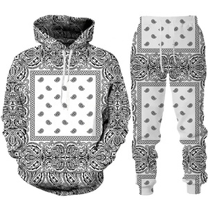 ชุดวอร์มแนวสตรีทฮิปฮอปสำหรับผู้ชาย/ผู้หญิงหลากสีพิมพ์ซับลิเมชันชุดวิ่งจ๊อกกิ้ง - Product Image 2