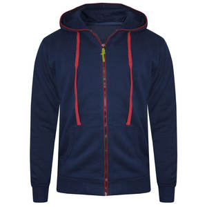 Survêtement en coton Polyester de haute qualité pour hommes, fermeture éclair complète, vêtements de Jogging, de gym, de sport, d'entraînement - Product Image 2