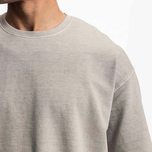 T-shirt en molleton français de gros de Outfitize International, poids lourd, design streetwear personnalisé - Product Image 5