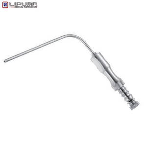 Cánula de Succión de Alta Calidad de 13 cm/5 Pulgadas con Corte Integrado para los Dedos y Estilete de 90 Grados, Instrumentos Médicos de Seguridad - Product Image 2