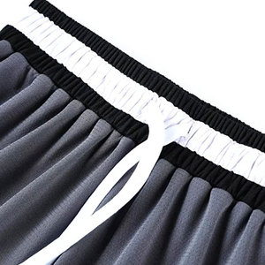 Unisex Basketball Shorts-Casual Workout Athletic Canvas Solid Cotton/Polyester Quick Dry Breathable <b>Running</b> Short Pants - Product Image 4