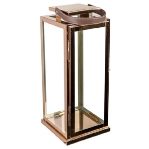 Ensemble de trois lanternes en métal taille personnalisée à la main concepteur bougeoir mariage décoratif en gros éclairage lanterne - Product Image 2
