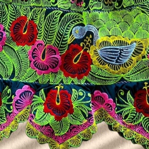 Meilleure jupe courte A-Line pour femmes broderie florale plissée Mini Streetwear taille élastique cordon nouvelle Mini jupe plissée à la mode - Product Image 4