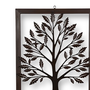 Arte de pared de Metal de hierro hecho a mano con diseño de hoja larga con marco hecho a mano para decoración Fabricante Mayorista - Product Image 2