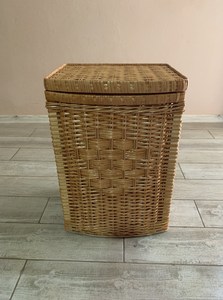 High Quality Handmade Rattan Storage <b>Basket</b> Natural <b>Wicker</b> <b>Hamper</b> for Clothing Organizing Decorative Vietnam <b>Basket</b> - Product Image 4