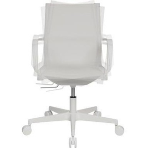TOPSTAR SITNESS Life 40 Chaise de bureau pivotante 44-57 cm Roulettes à frein rigide (pour moquette) Polyamide Blanc - Product Image 1