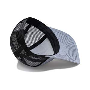 Sombrero de camionero personalizado 6 paneles de malla trasera gorra en blanco ajustable moda sombrero de camionero malla - Product Image 4