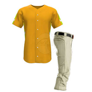 Haut en jersey léger à manches courtes pour hommes confortable nouveau design respirant séchage rapide antibactérien ensemble d'uniformes de softball Plus - Product Image 1
