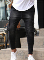 Best-seller Jeans coupe régulière haute qualité pour hommes pantalons en denim élastiques grande taille Jeans d'affaires décontractés pour hommes