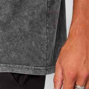 Camiseta con bolsillo de manga corta para hombre, camisetas de verano para hombre, camiseta personalizada 100% algodón para hombre, corte holgado, estampada - Product Image 3