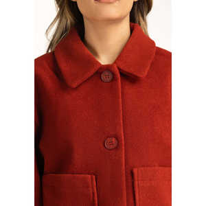 Chaqueta Sintética de Piel de Oveja para Mujer, Modelo WM-JKT-WS24-013, Tallas S/M/L, Temporada Otoño, Teñida, Poliéster, Spandex, Forro de Piel Sintética - Product Image 3