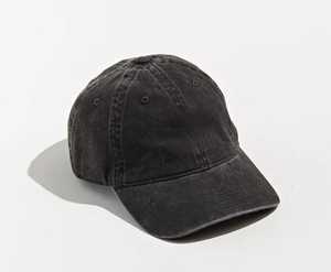 Vente en gros Chapeau de papa vierge délavé non structuré à profil bas Casquette de baseball vintage en coton à bretelles avec logo personnalisé - Product Image 2