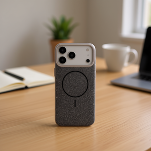 Funda Magnética para Teléfono Móvil S25 Plus con Textura de Luz y Sombra de Cristal, TPU+PC con Purpurina y Anillo Magnético - Product Image 2