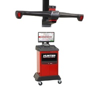 Machine d'alignement de roues numérique LED 250W Workshop Hunter, aligneur de roues 3D professionnel pour la réparation de véhicules et des pneus