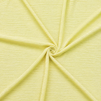 Tissu tricoté texturé léger 100 % polyester, protection UV, doux et respirant, pour vêtements d'été, en stock