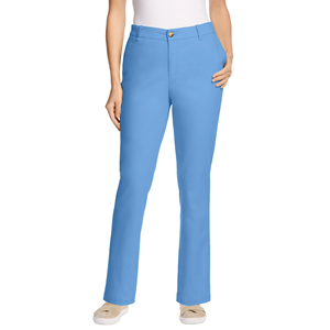 Pantalon chino grande taille, décontracté et délavé pour femmes, design personnalisé, qualité supérieure, taille moyenne au Bangladesh - Product Image 1