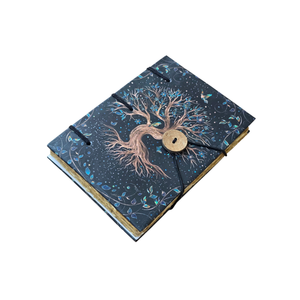 Hardcover Spiral Journal <b>Notebook</b> with Metal Closure <b>Plain</b> Pages Compact Size for Best Price Size 7 x 5 Inch - Product Image 1