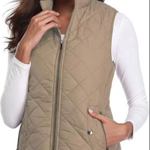 Venta Directa de Fábrica, Chaleco Acolchado con Cremallera Personalizable, Transpirable, de Alta Calidad, Informal, para Hombre, para Invierno, 100% - Product Image 1