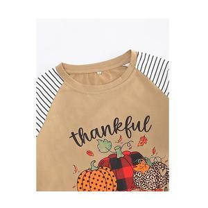New Arrival <b>Top</b> Quality 100% Cotton Single Jersey <b>Long</b> <b>Sleeve</b> Round Neck Women's Printed T-shirt From Bangladesh Factory Price - Product Image 2