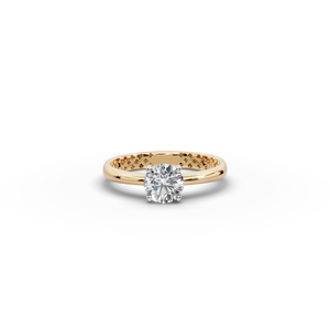 Anillo de Diamante Cultivado en Laboratorio, Corte Geométrico, 0.75 Quilates, Oro Amarillo o Blanco, Certificado IGI, Joyería de Compromiso - Product Image 1