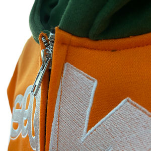 เสื้อฮู้ดผ้าฝ้ายพิมพ์ลายพัฟฟ์สำหรับผู้ชายเสื้อมีฮู้ดปักโลโก้สองโทนสีเสื้อแจ็กเก็ตเสื้อมีฮู้ดลำลอง - Product Image 4