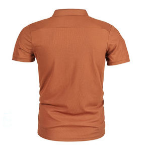 Camiseta de Verano 2025 para Hombre, Tejida, Bordada, Informal Elegante, Transpirable, con Logotipo Personalizado, Precio al por Mayor - Product Image 5