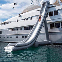 Grande plate-forme flottante gonflable de l'eau de glissière d'eau gonflable de haute qualité pour le bateau de yacht