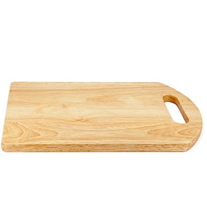 Planche à découper en bois, bois d'hévéa, planche rectangulaire de qualité supérieure, planche à découper tendance polyvalente/planche à découper en bois - Product Image 3
