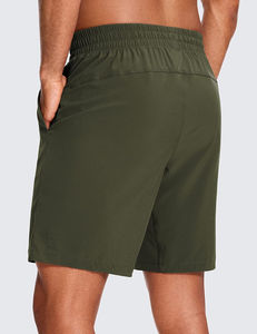 Short de jogging décontracté pour homme, léger, écologique, à séchage rapide, respirant, teint uni - Product Image 4