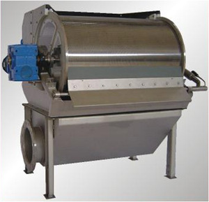 AKTIFPAK AAT Rotdrum AAT 1208 Tamis rotatif en acier inoxydable à commande automatique pour prétraitement mécanique 10000L/heure - Product Image 4