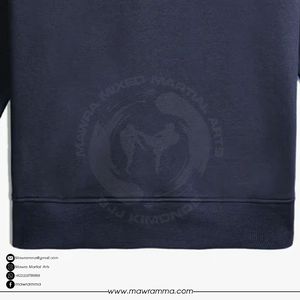 Mawra New High Quality Cotton/Polyester Blend Sweatshirt with Embroidery & Plain Dye for Winter Men's Streetwear - Product Image 4