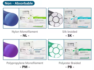 Filo Chirurgico Assorbibile Polyglactin 910 Belisun Personalizzabile PGA910 PDO 75cm 90cm 40mm 3/0 per Trattamento di Sterilizzazione Cani e Gatti - Product Image 5