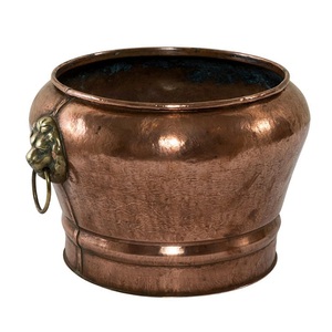Hammered Design <b>Garden</b> Flowering Planter Pot Hot Selling Luxury Party Hotel Decor Copper <b>Antique</b> Finishing Flower Planter - Product Image 5