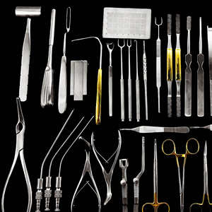 ชุดเครื่องมือผ่าตัดจมูก SurgiRight SR-200-blade 50 ชิ้น ชุดอุปกรณ์ผ่าตัดจมูก ทำจากสแตนเลสเกรดทางการแพทย์ - Product Image 2