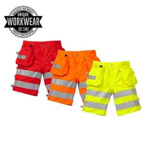 Pantalones cortos de trabajo de seguridad reflectante para hombres al por mayor de alta visibilidad para trabajo y actividades al aire libre - Product Image 6