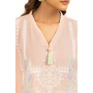 IUSTKSD-1075 Traje de Verano de 3 Piezas con Bordado Dobby - Product Image 2