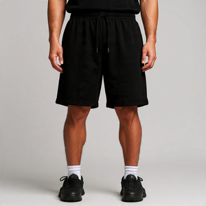 Entrenamiento Fitness Sweat Shorts Hombres Invierno Heavy Fleece Cordón Cintura Shorts Hombres Gimnasio Ejercicio Sweat Shorts Hombres - Product Image 2