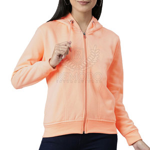 Sudadera con Cremallera Personalizada OEM ODM para Mujer, Ropa Urbana de Invierno, Logotipo Frontal, Tela Suave, Proveedor de Pedidos al por Mayor - Product Image 1