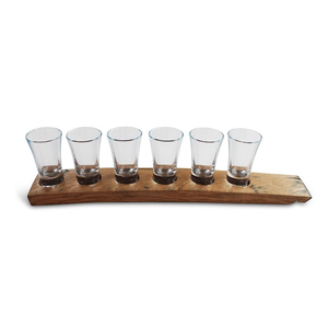 Porte-verres en bois Whisky & Liqueurs Bar Outils pour fêtes & Collections 6 pièces Support verre à vin - Product Image 2