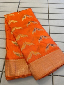 Boutique indienne exclusive dernier Saree vêtements ethniques à la mode créateur de fantaisie figure de paon complexe tissage Sari Boutique indienne - Product Image 4