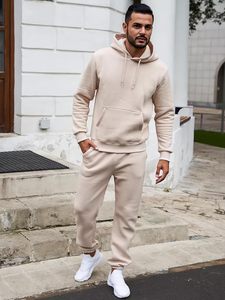 Recycled Polyester Tracksuit Men Eco Friendly Jogging Set Navy Blue Sublimation Print Quick Dry Athletic Sportswear - Product Image 3