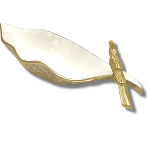 Bandeja para servir de metal para casas, restaurantes, banquetes, aspecto brillante, diseño elegante, cuenco para servir frutas - Product Image 4