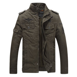 2024 OEM 100% algodón otoño casual bomber chaquetas hombres invierno piloto cálido para invierno al aire libre cargo hombres chaqueta - Product Image 3