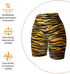 <b>High</b> <b>Waist</b> Gym Shorts Elastic <b>Waist</b> Solid Biker Yoga Running Wear Outdoor Sports <b>Leggings</b> - Product Image 5