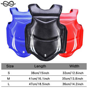 Protector Fighting Gear Chest Guard Kickboxing artes marciales Muay Thai MMA Rib protector sólido cuerpo chaleco Protector completo superior - Product Image 4