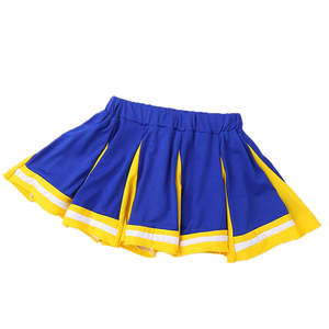 ชุดเชียร์ลีดเดอร์แขนกุดสำหรับผู้หญิงแบบใหม่ล่าสุด กระโปรงลายพิมพ์ดีไซน์ใหม่ ชุดยูนิฟอร์มเชียร์ลีดเดอร์แบบหลายชิ้นสำหรับสุภาพสตรี - Product Image 3