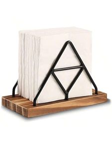 Le porte-serviettes en métal ajoute de l'élégance et de la fonction à la cuisine de la table à manger ou au comptoir pour garder les serviettes organisées et faciles d'accès - Product Image 3