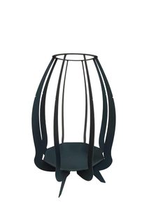 Grand foyer en métal chauffe-jardin extérieur avec couvercle d'étincelle en maille parfait pour le chauffage du patio du camping et les nuits d'hiver - Product Image 4